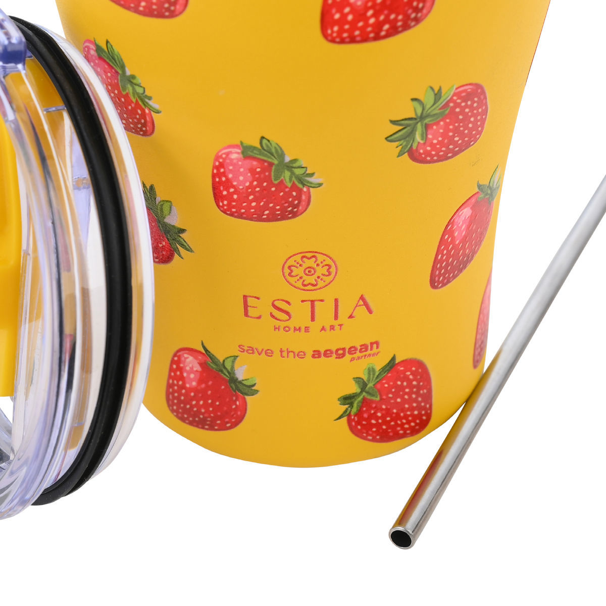 Ποτήρι Θερμός 350ml Estia Save The Aegean Berry Bright 01-31688