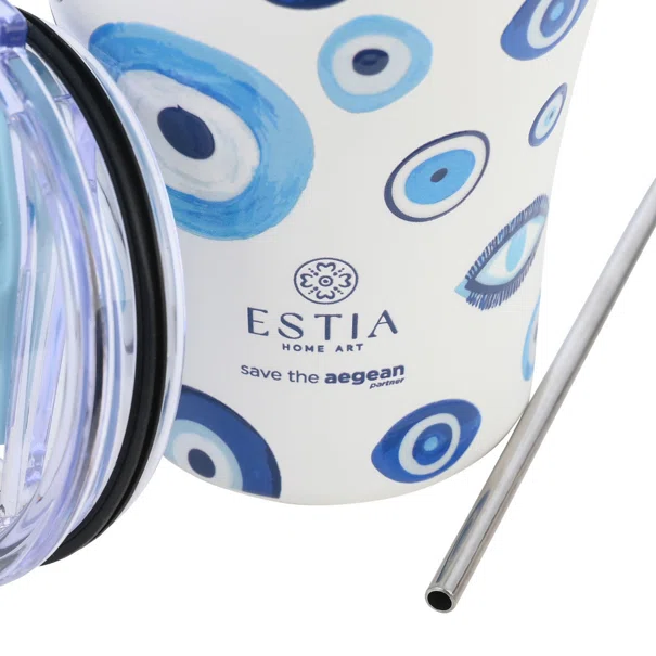 Ποτήρι Θερμός 350ml Estia Save The Aegean Spirit Of Luck 01-31749