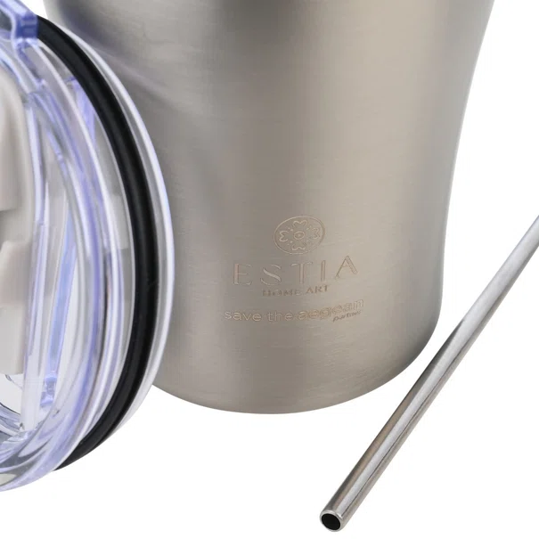Ποτήρι Θερμός 350ml Estia Save The Aegean Steel Flow 01-31855
