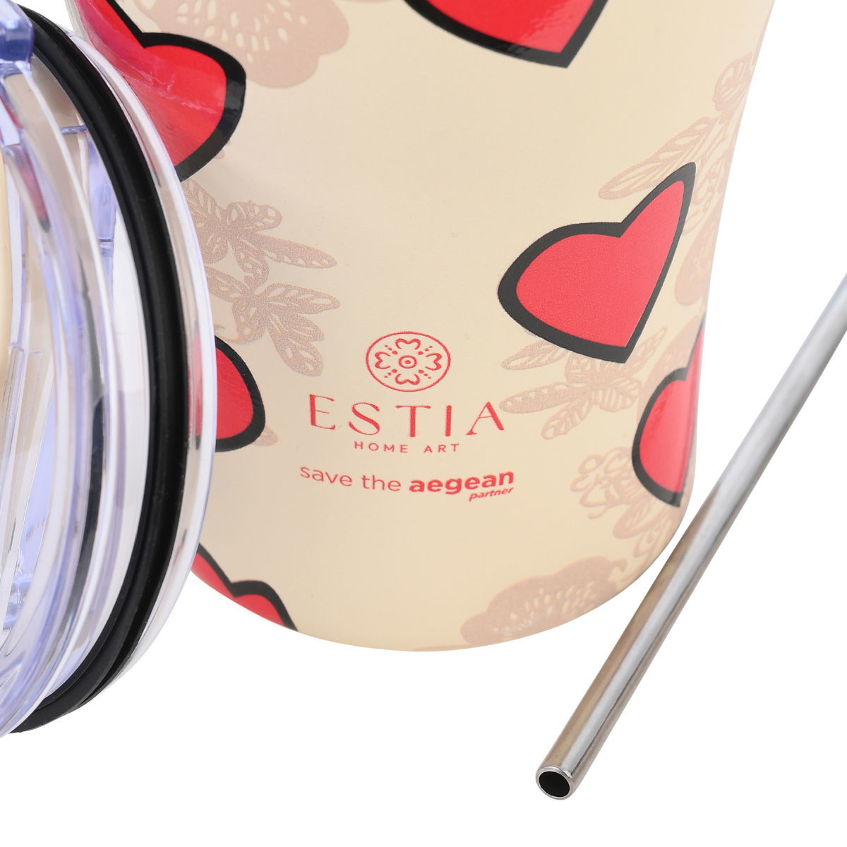 Ποτήρι Θερμός 350ml Estia Save The Aegean Tender Lace 01-31817