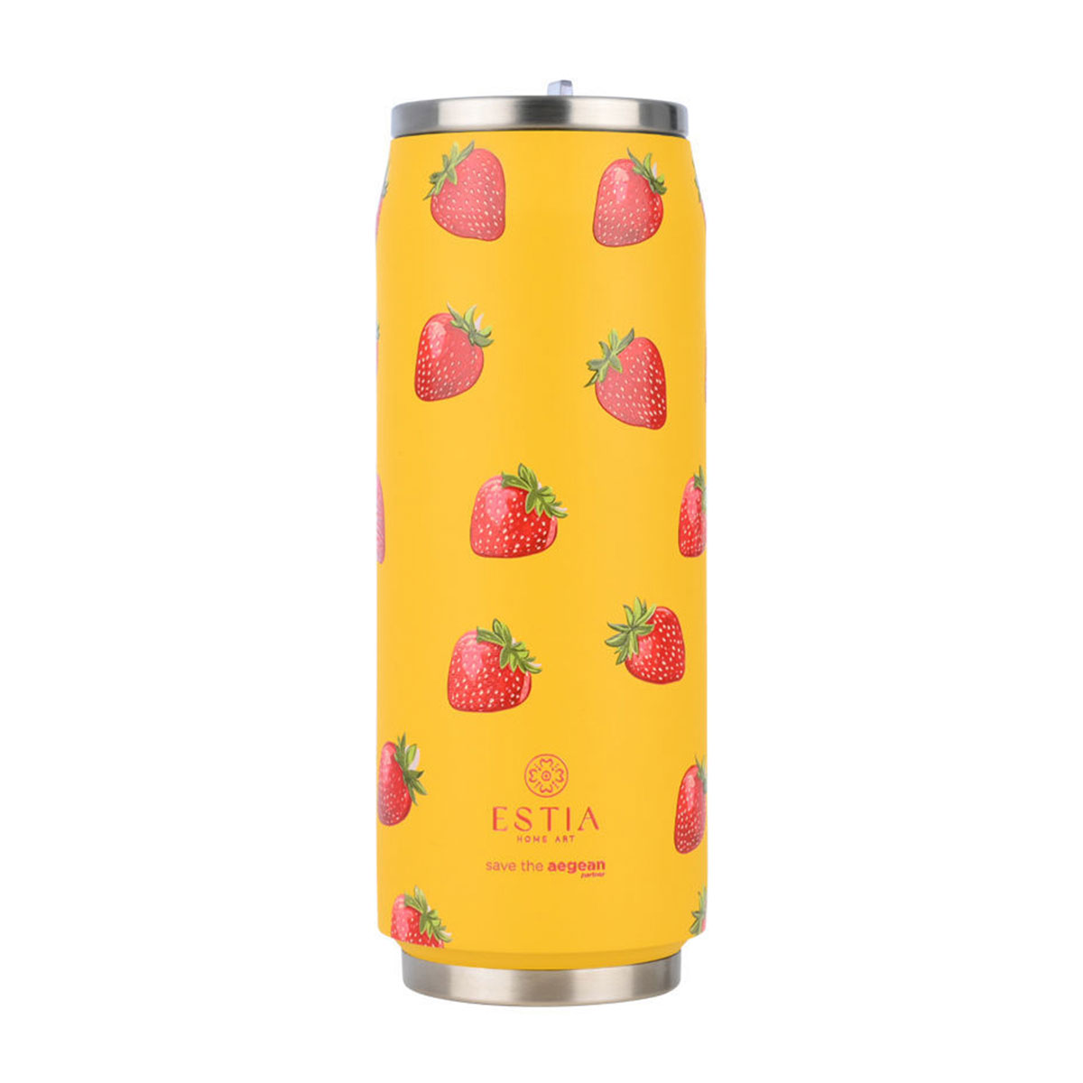 Ποτήρι Θερμός 500ml Estia Save The Aegean Berry Bright 01-31190
