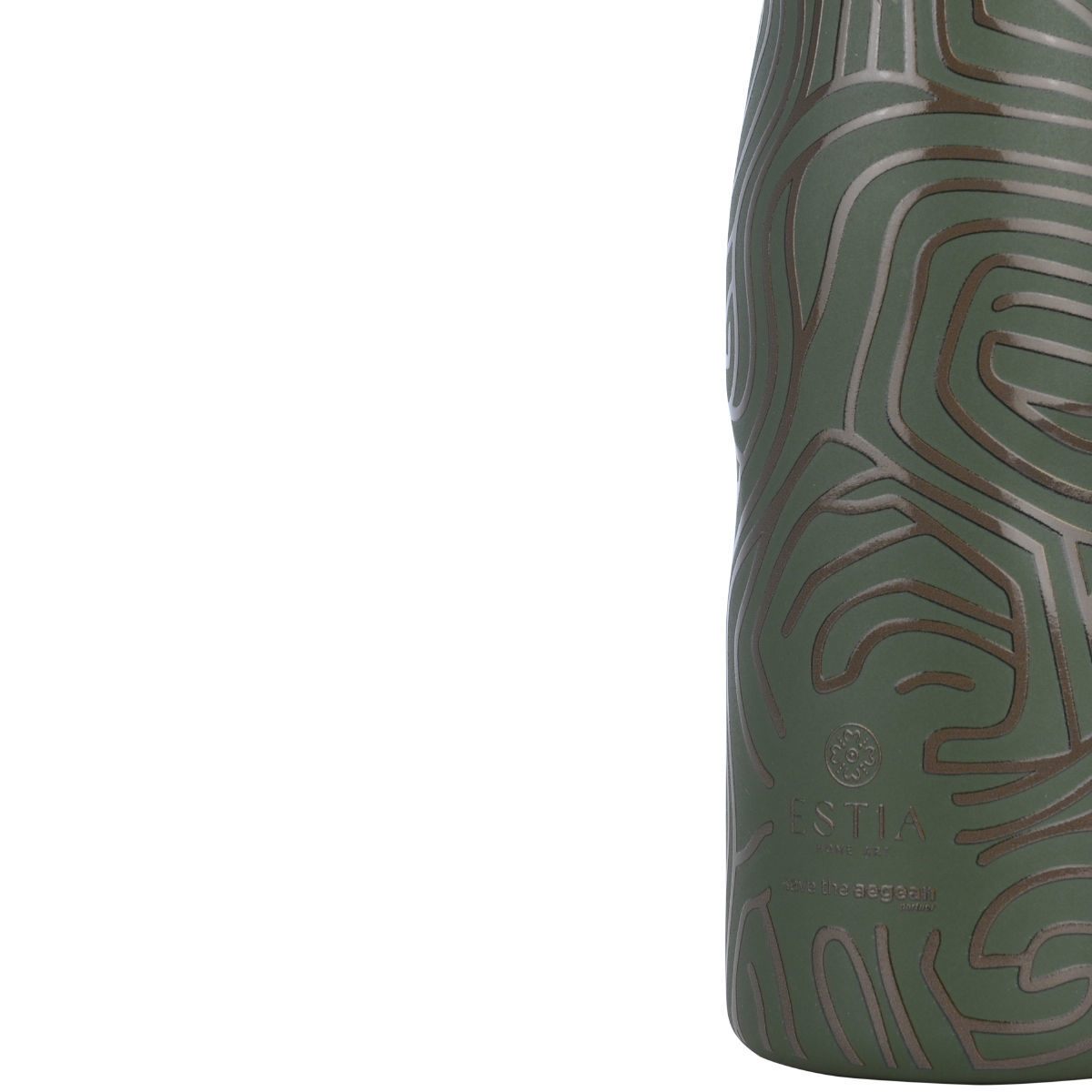 Μπουκάλι Θερμός 500ml Estia Save The Aegean Olive Flow 01-31572
