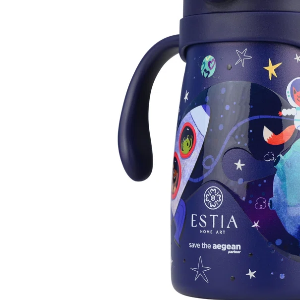 Παγούρι - Θερμός 300ml Με Καλαμάκι Estia Save The Aegean Solar Jump 01-33187