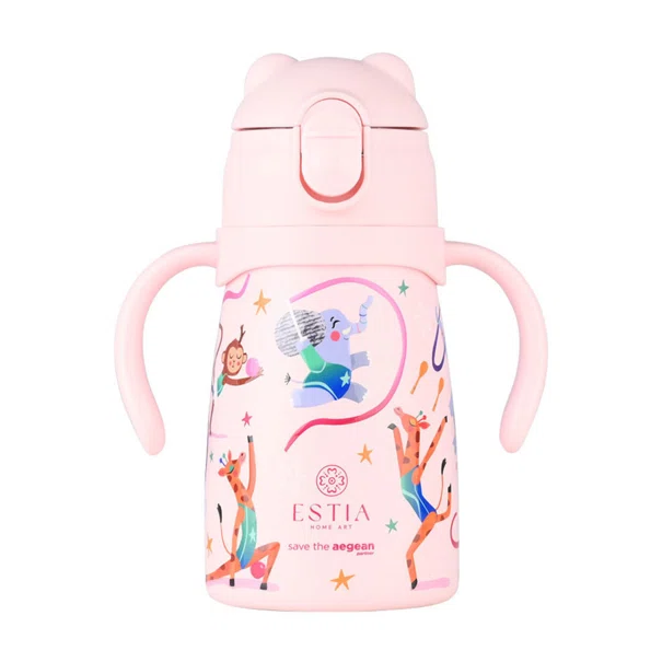 Παγούρι - Θερμός 300ml Με Καλαμάκι Estia Save The Aegean Wild Stunts 01-33194