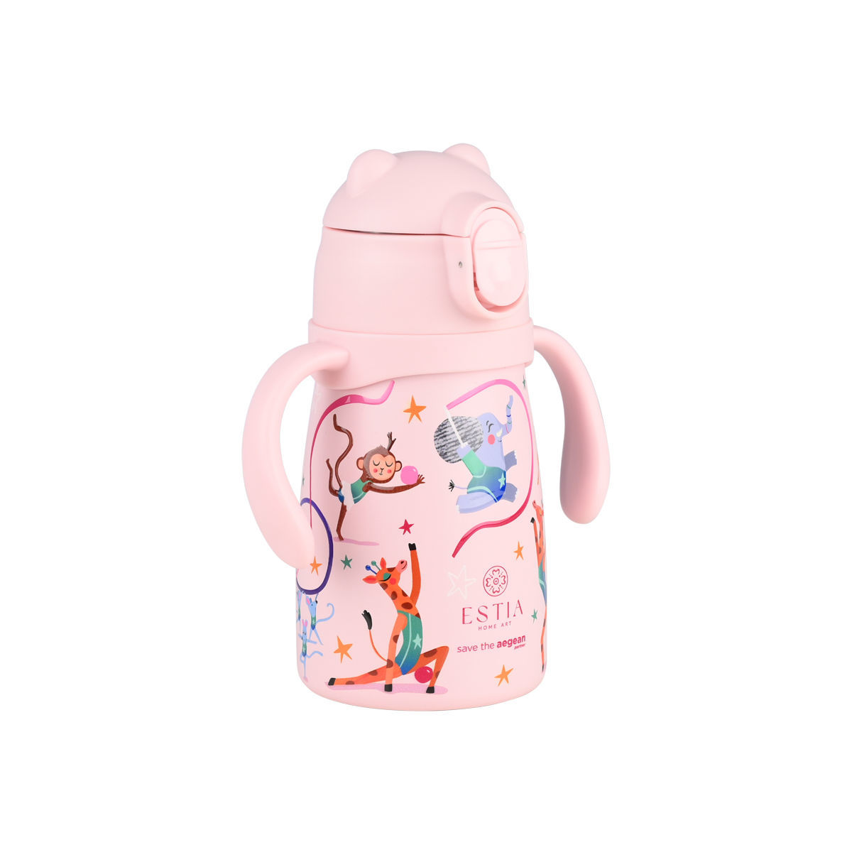 Παγούρι - Θερμός 300ml Με Καλαμάκι Estia Save The Aegean Wild Stunts 01-33194