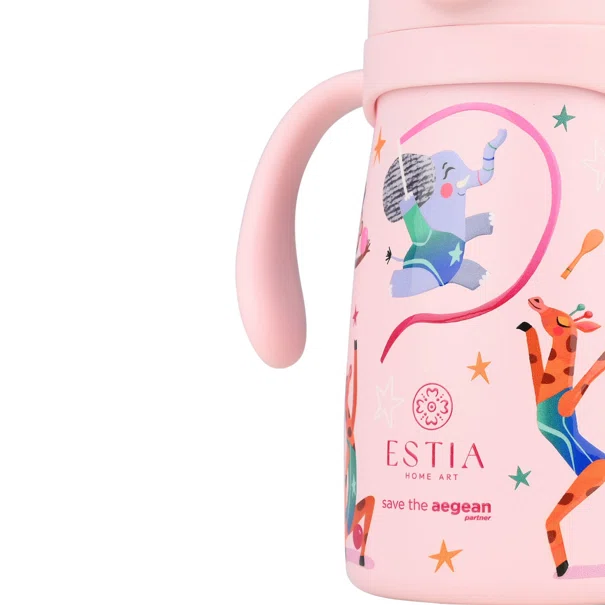 Παγούρι - Θερμός 300ml Με Καλαμάκι Estia Save The Aegean Wild Stunts 01-33194