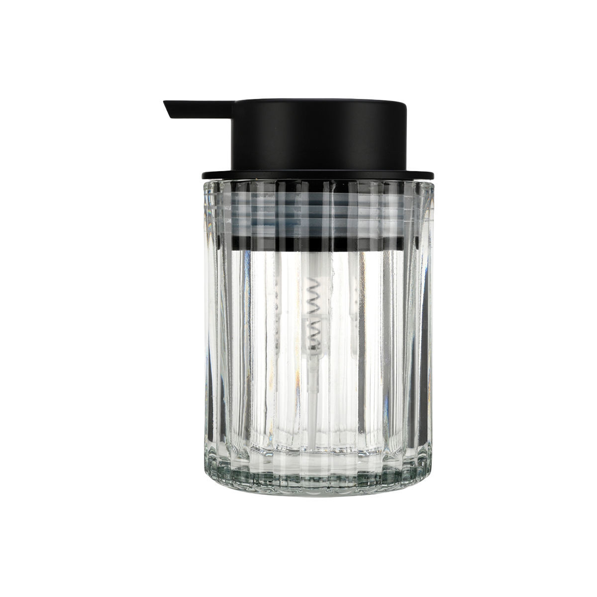 Dispenser Μπάνιου 300ml (Φ7.8x12.5) Estia Alivio Διάφανο 02-28824