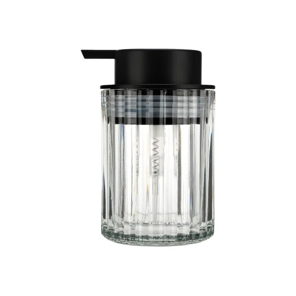 Dispenser Μπάνιου 300ml (Φ7.8x12.5) Estia Alivio Διάφανο 02-28824