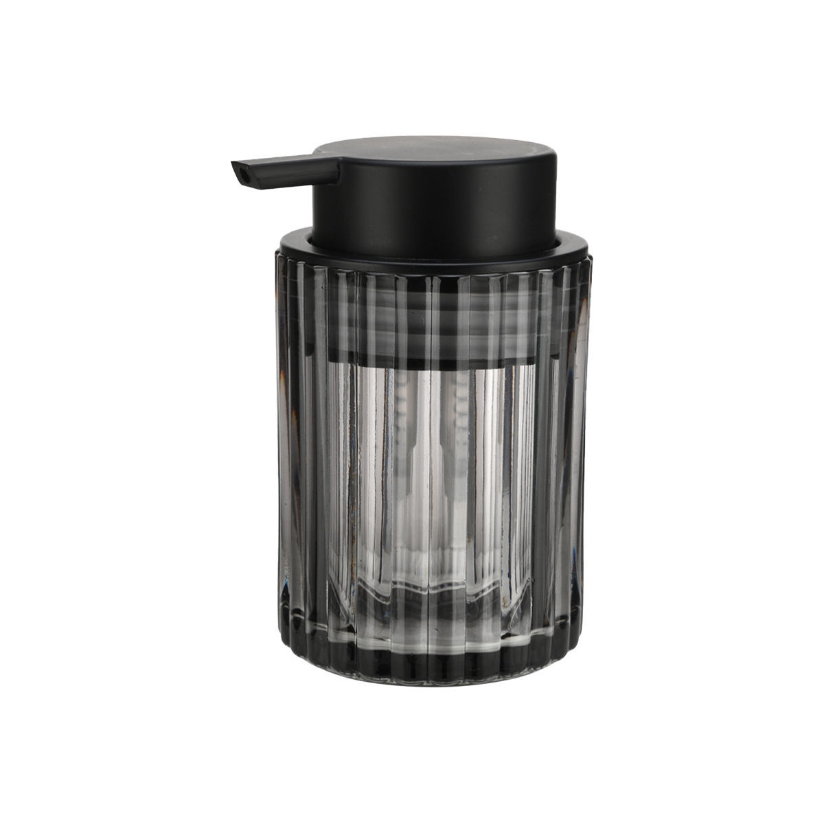Dispenser Μπάνιου 300ml (Φ7.8x12.5) Estia Alivio Μαύρο 02-28817