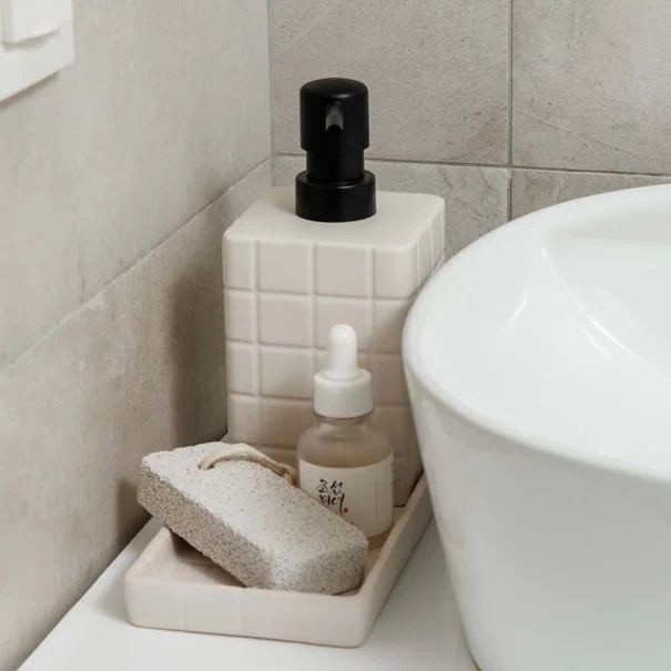 Θήκη Οργάνωσης (20x10x2) Estia Tiles Λευκό 02-27742