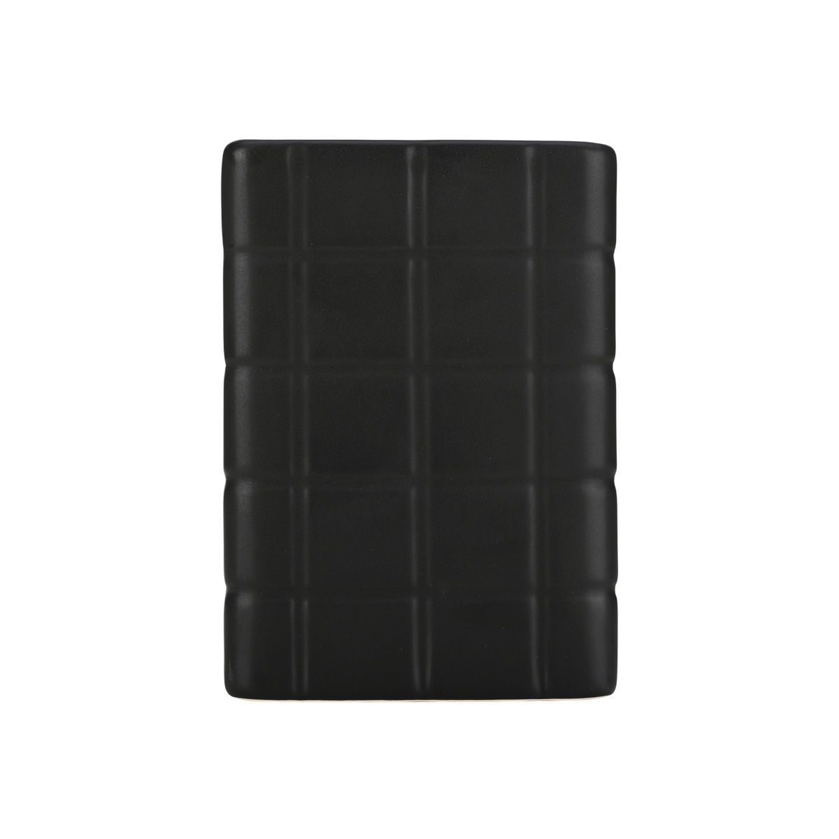 Ποτηροθήκη Μπάνιου (7.5x7.5x11) Estia Tiles Μαύρο 02-27704