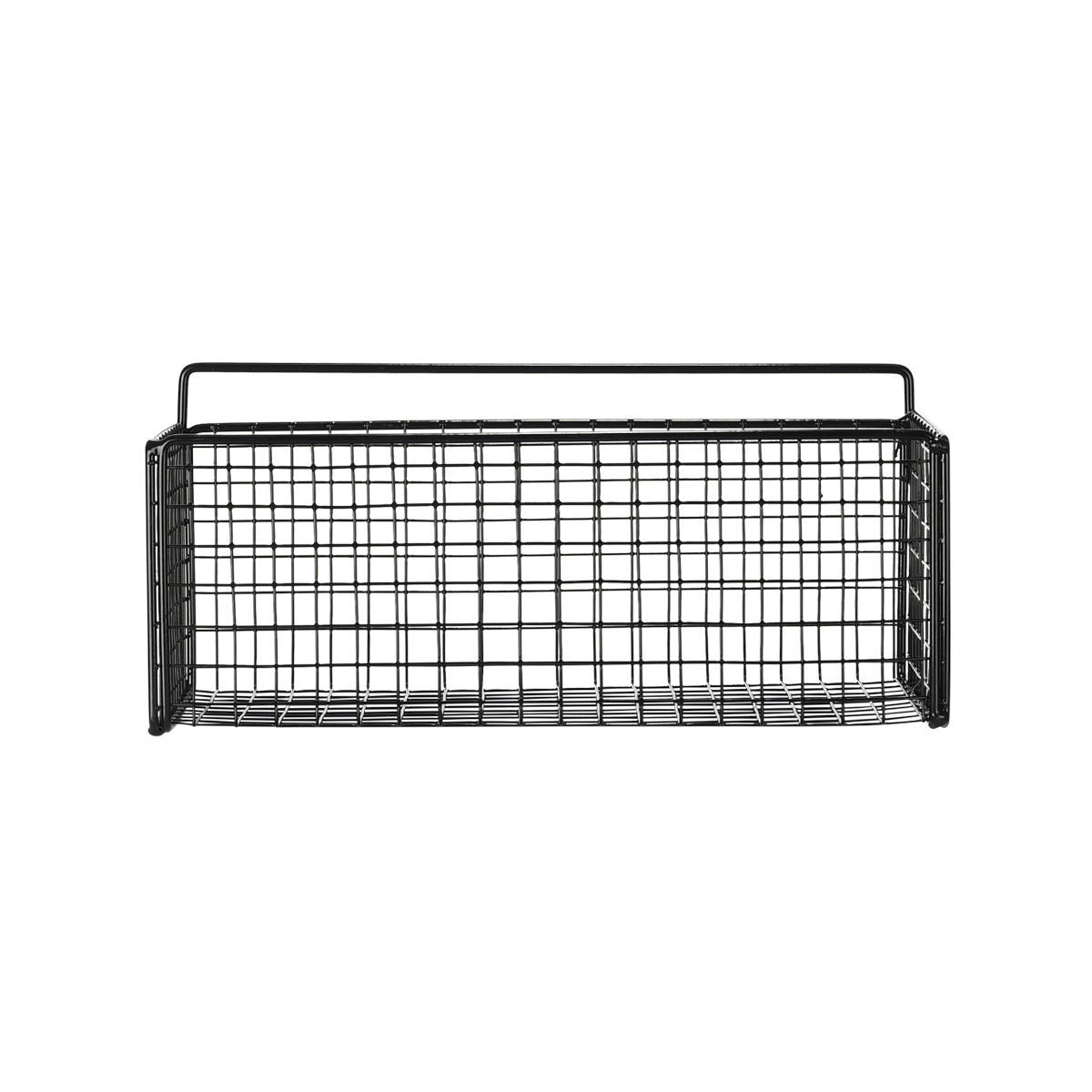 Κρεμαστό Καλάθι Αποθήκευσης (36x15x13) Estia Cage Μαύρο 02-28251