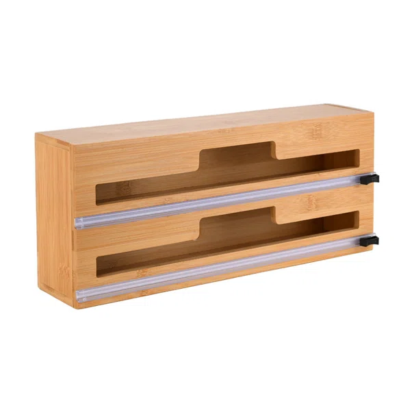 Επιτοίχια Βάση Οργάνωσης Ρολών 2 Θέσεων Estia Bamboo Essentials 01-28336