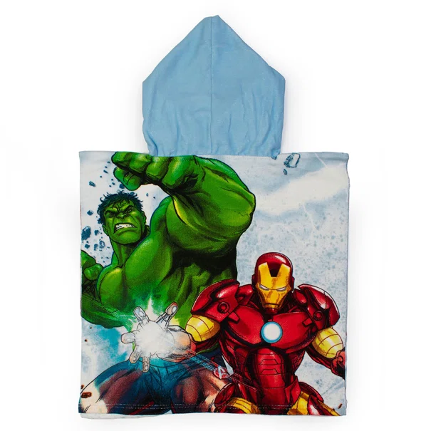 Παιδικό Πόντσο (50x100) Dimcol Avengers 40 Ice Blue