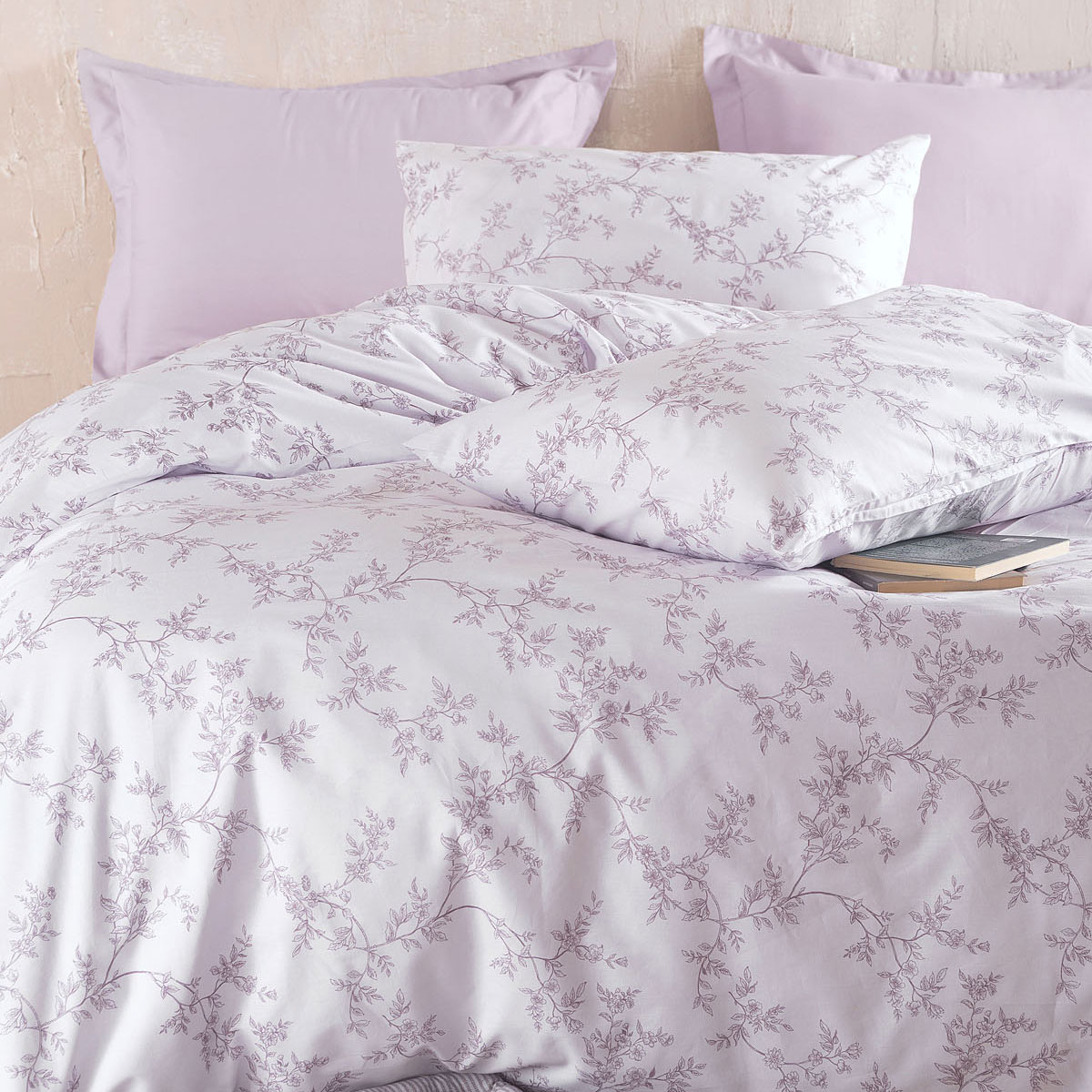 Σεντόνια King Size (Σετ) Rythmos Symbol Odet Purple