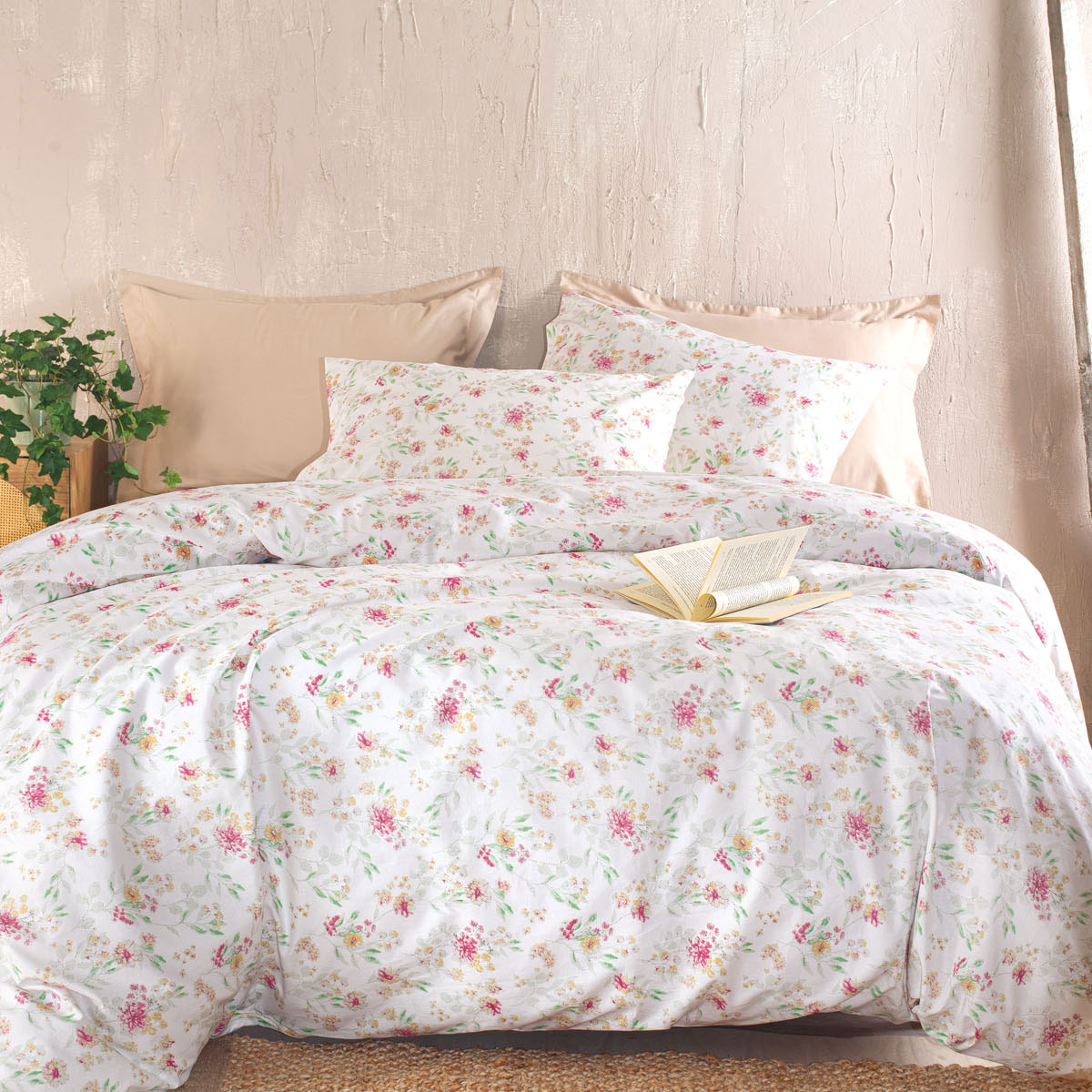 Σεντόνια King Size (Σετ) Rythmos Diva Sorin Pink