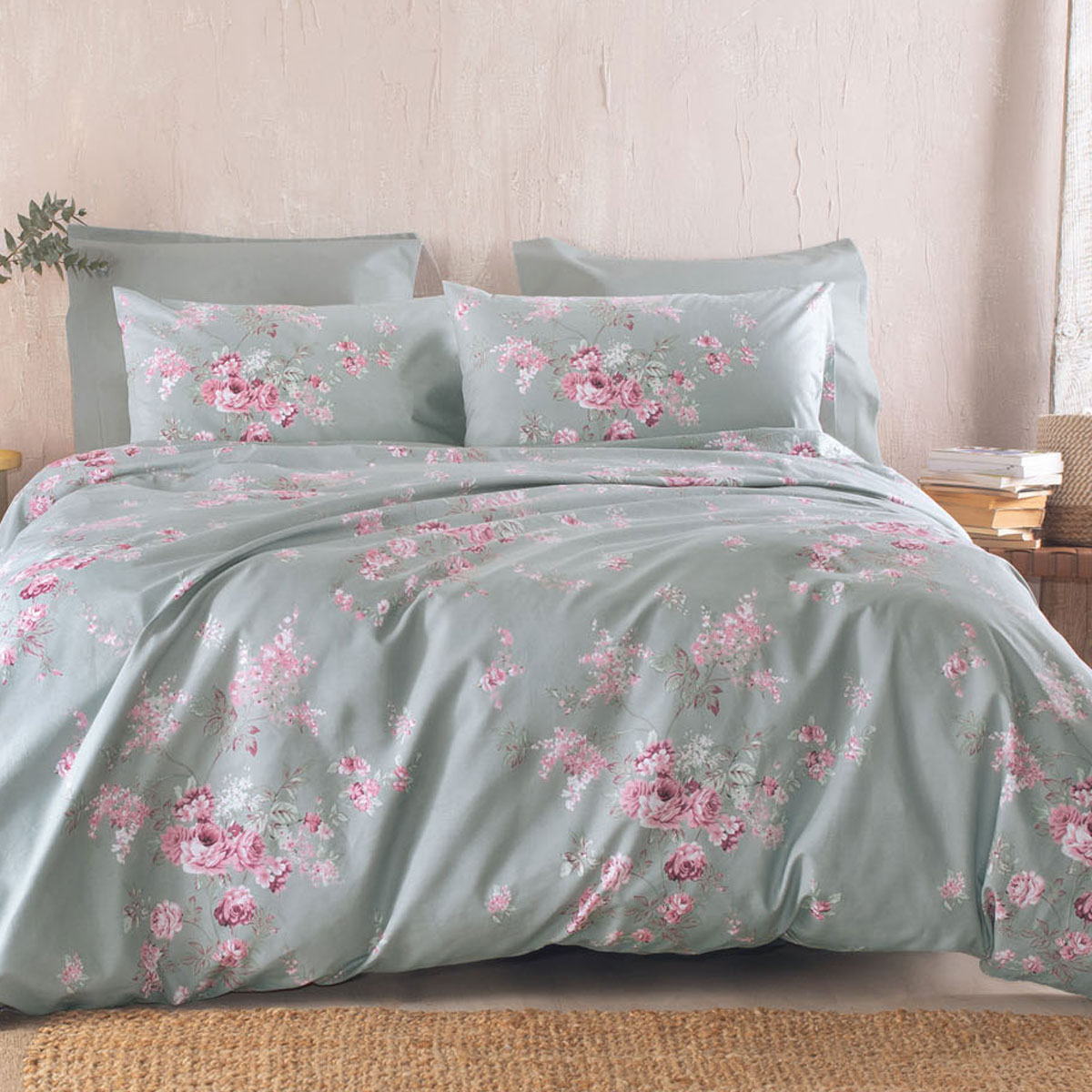 Σεντόνια King Size (Σετ) Rythmos Nova Springtime Green