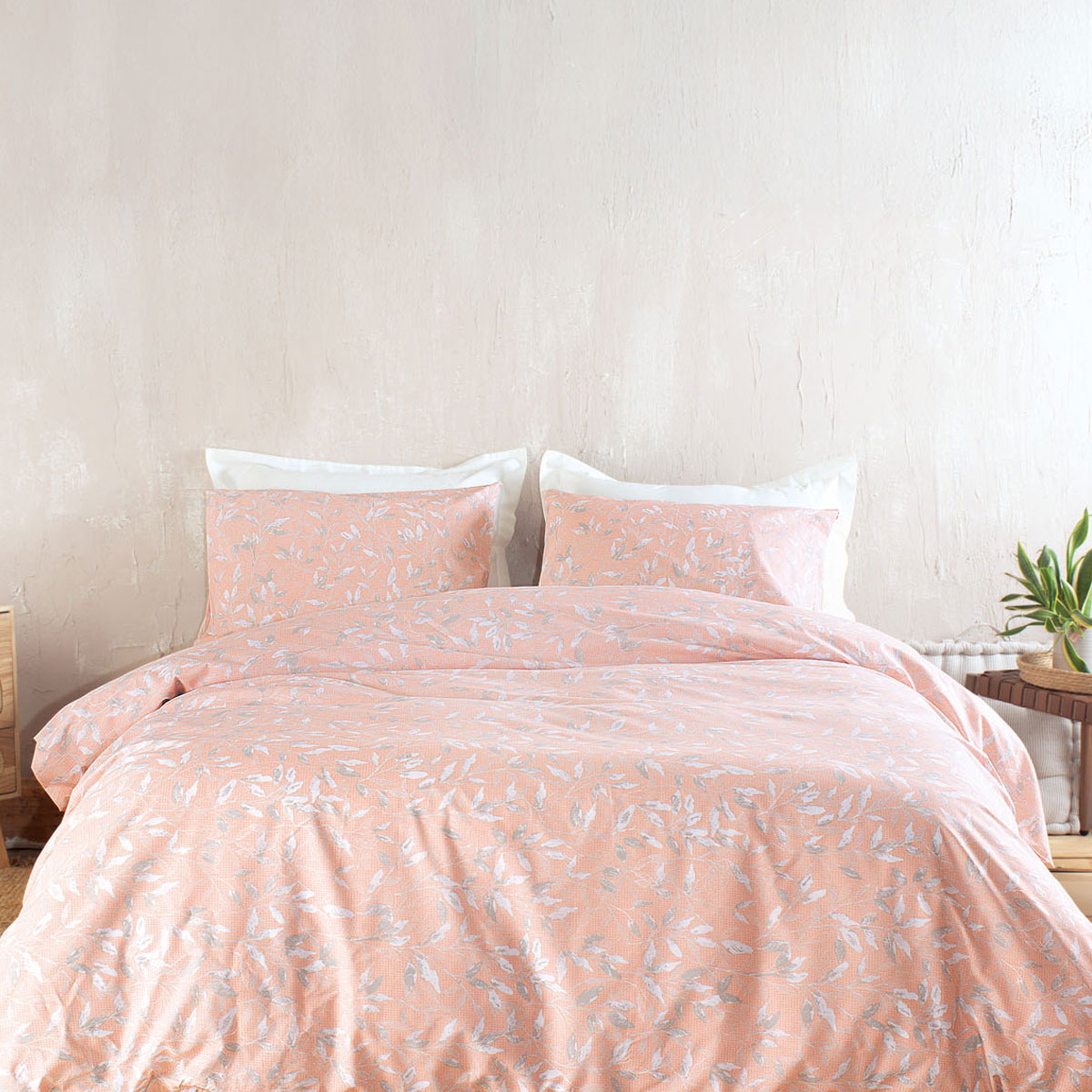 Σεντόνια King Size (Σετ) Rythmos Next Loreta Pink
