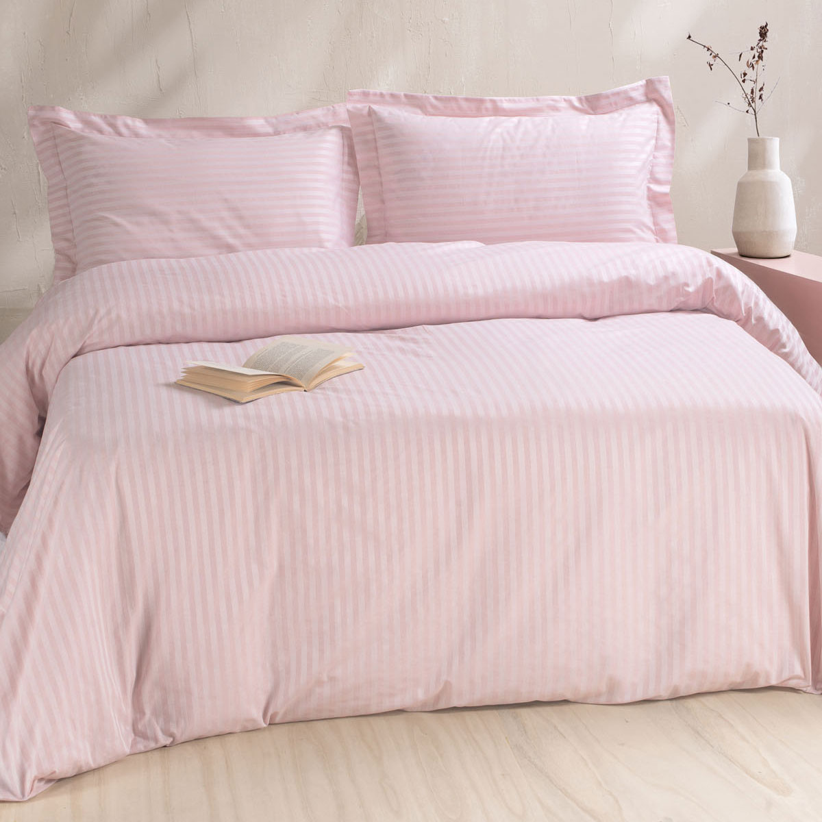 Σεντόνια Υπέρδιπλα (Σετ) Rythmos Nexus Pink