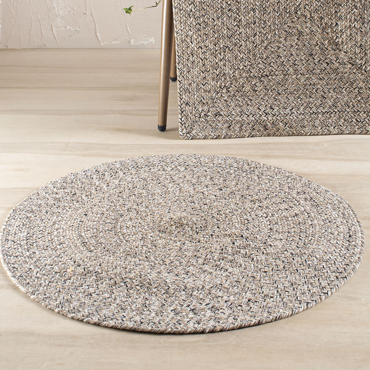 Στρογγυλό Χαλί All Season (Φ100) Rythmos Almira Beige
