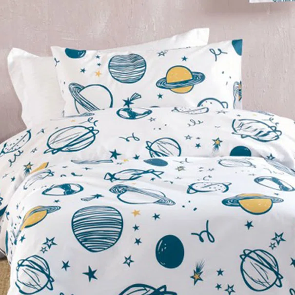 Ζεύγος Μαξιλαροθήκες (50x70) Rythmos Symbol Saturn White