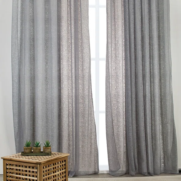 Κουρτίνα (270x280) Με Τρουκς Whitegg K0182-2 Grey