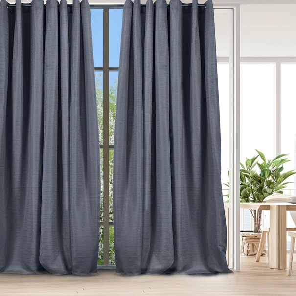 Κουρτίνα (270x280) Με Τρουκς Whitegg K0187-6 Grey-Blue