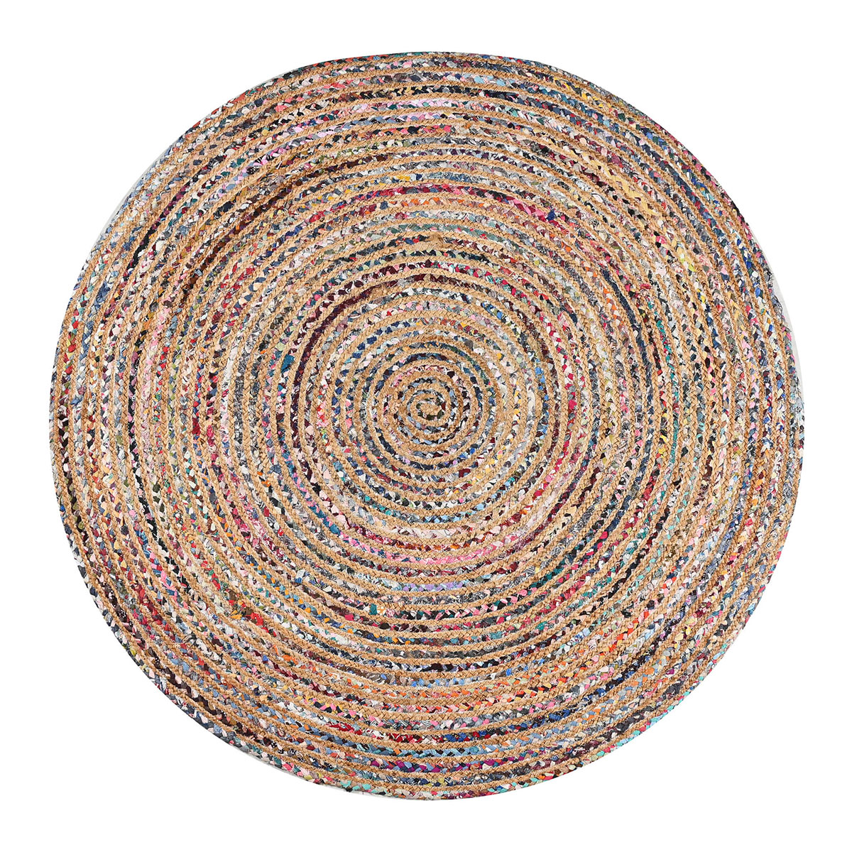 Στρογγυλό Χαλί All Season (Φ100) Pol Rugs & Mats Jute Chindi