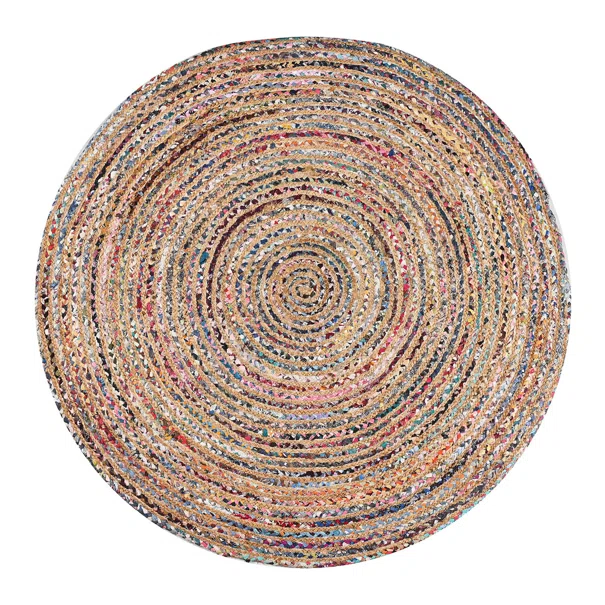 Στρογγυλό Χαλί All Season (Φ100) Pol Rugs & Mats Jute Chindi