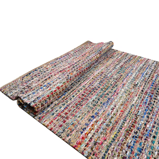 Χαλί Καλοκαιρινό (120x170) Pol Rugs & Mats Jute Chindi