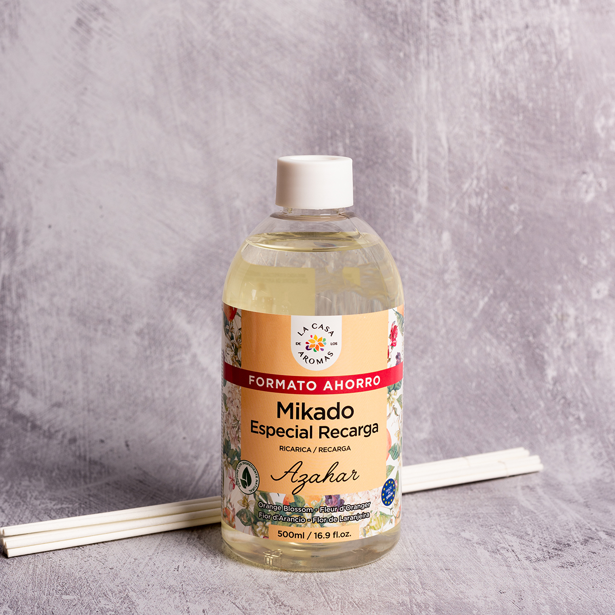 Αρωματικό Χώρου 500ml Με Στικς La Casa De Los Aromas 049386 Άνθη Πορτοκαλιάς