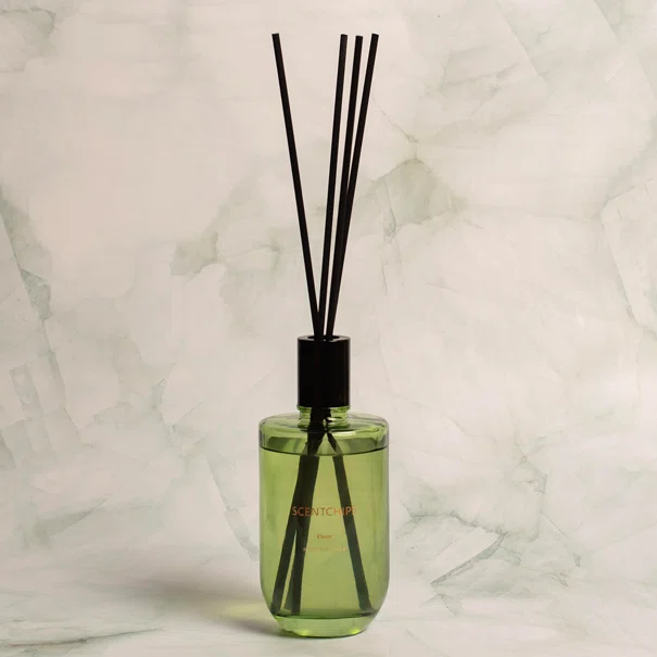 Αρωματικό Χώρου 300ml Με Στικς Scentchips 300209 Serene Fleur Green