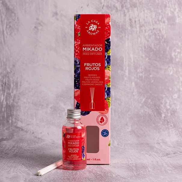 Αρωματικό Χώρου 30ml Με Στικς La Casa De Los Aromas 060299 Κόκκινα Φρούτα