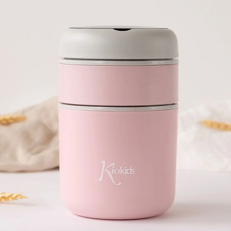 Βρεφικό Θερμός Φαγητού 710ml + Κουτάλι Kiokids Ροζ 5493