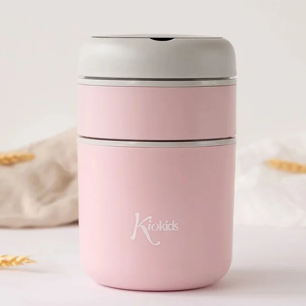 Βρεφικό Θερμός Φαγητού 710ml + Κουτάλι Kiokids Ροζ 5493