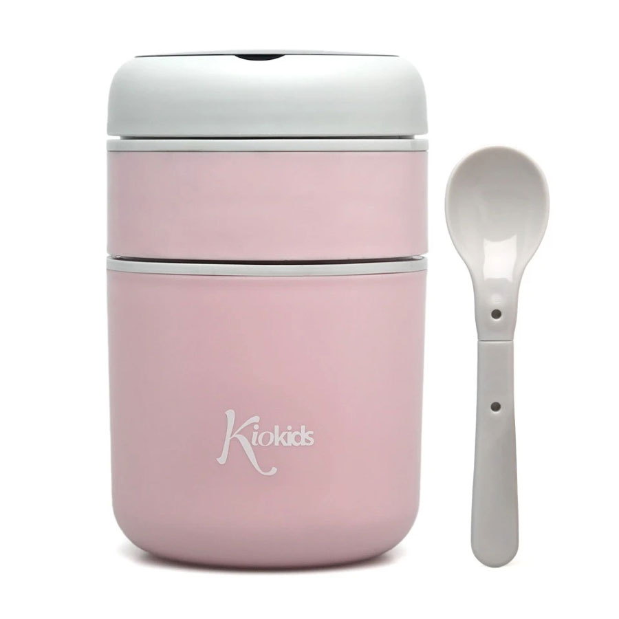 Βρεφικό Θερμός Φαγητού 710Ml + Κουτάλι Kiokids Ροζ 5493 Παιδικά Είδη & Αξεσουάρ Σερβιρίσματος Spitishop