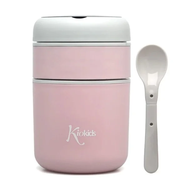 Βρεφικό Θερμός Φαγητού 710ml + Κουτάλι Kiokids Ροζ 5493