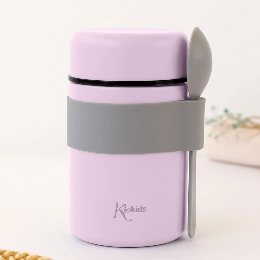 Βρεφικό Θερμός Φαγητού 500Ml + Κουτάλι Kiokids Λιλά 5373 Παιδικά Είδη & Αξεσουάρ Σερβιρίσματος Spitishop