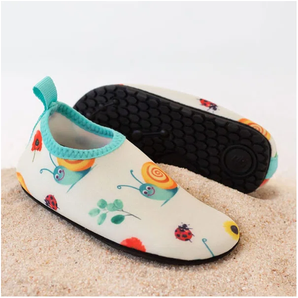 Παιδικά Παπούτσια Θαλάσσης Kiokids Snails Beige