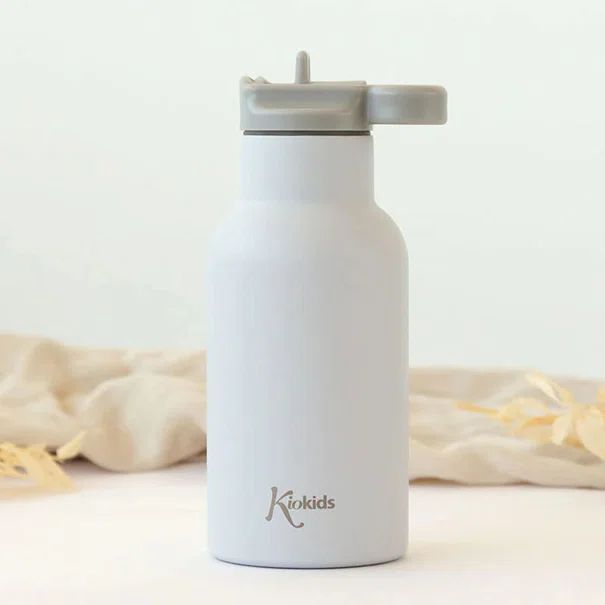 Παγούρι - Θερμός 350ml Με Στόμιο Kiokids Γκρι 5076