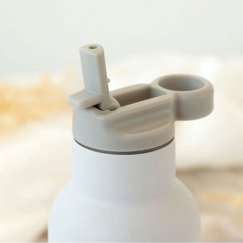 Παγούρι - Θερμός 350Ml με Στόμιο Kiokids Γκρι 5076 Παιδικά Είδη Φαγητού & Αξεσουάρ Σερβιρίσματος Παγούρια Spitishop