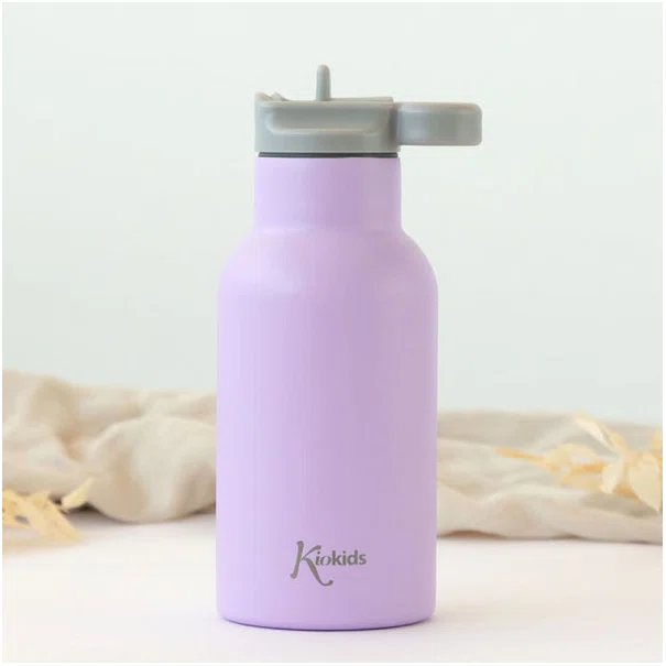 Παγούρι - Θερμός 350ml Με Στόμιο Kiokids Λιλά 5089