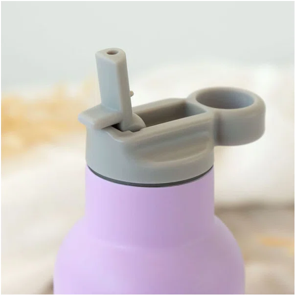 Παγούρι - Θερμός 350ml Με Στόμιο Kiokids Λιλά 5089