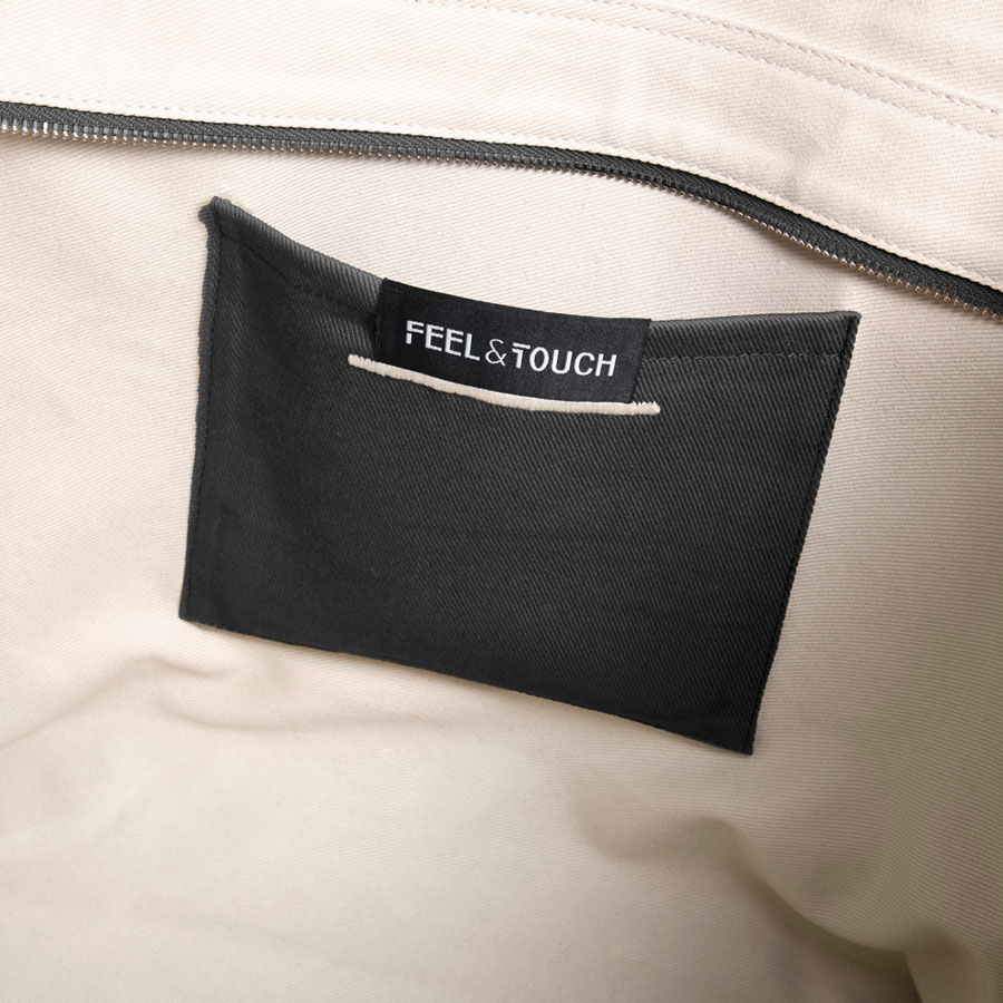 Τσάντα Θαλάσσης (40X20X35) Feel Touch Caribbean Black Ammos Τσάντες Μεγάλες Spitishop