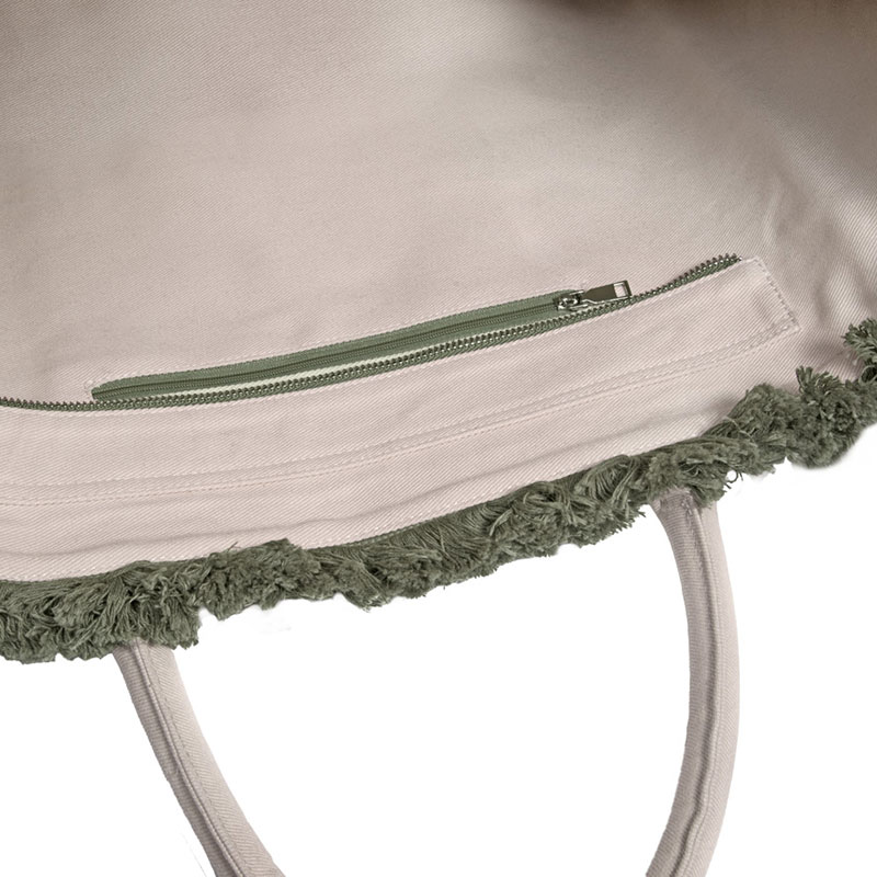 Τσάντα Θαλάσσης (40X20X35) Feel Touch Caribbean Khaki Ammos Τσάντες Μεγάλες Spitishop