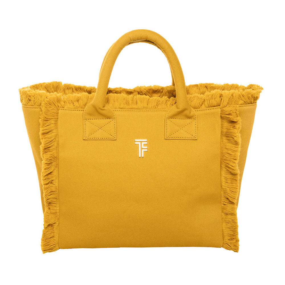 Τσάντα Θαλάσσης (26x16x24) Feel & Touch Caribbean Mustard