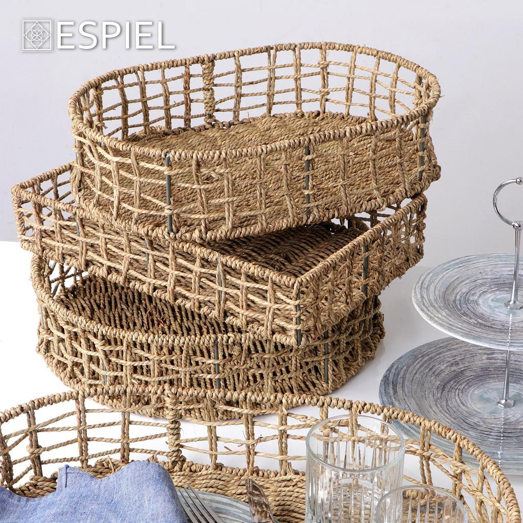 Καλάθι Αποθήκευσης (Φ30X10) Espiel Ast806 Διακόσμηση Κουτιά & Καλάθια Spitishop