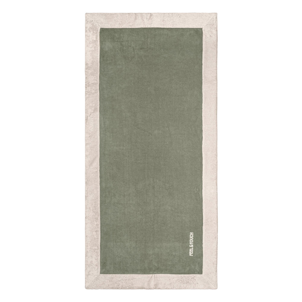 Πετσέτα Θαλάσσης (80x170) Feel & Touch Caribbean Khaki