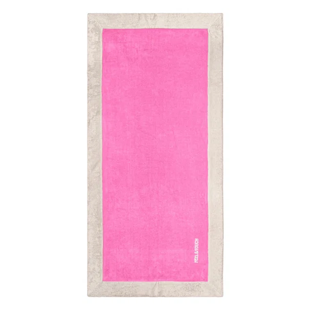 Πετσέτα Θαλάσσης (80x170) Feel & Touch Caribbean Pink