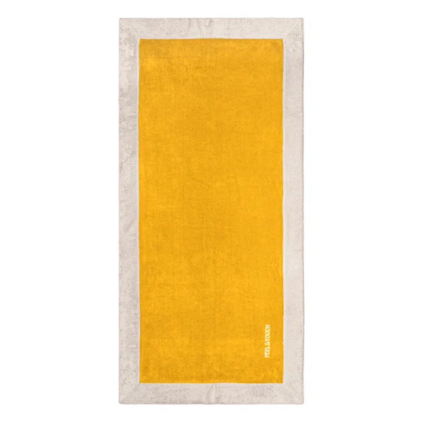 Πετσέτα Θαλάσσης (80x170) Feel & Touch Caribbean Mustard